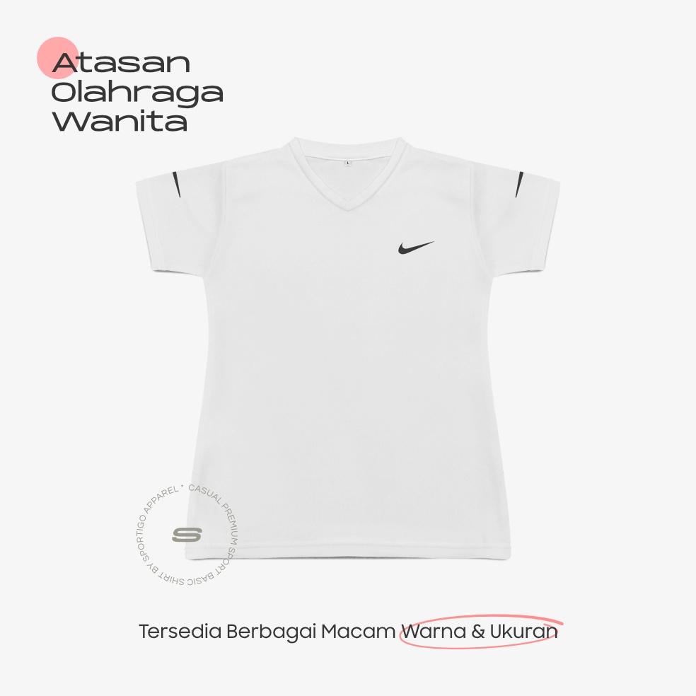 Sale.. Kaos Olahraga Wanita Dry Fit Caussy Cocok Untuk Atasan Baju Senam, Training, Fitness, Aerobic