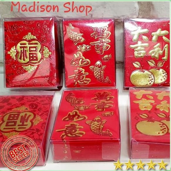 

New Stok Angpao Imlek Angpao Merah Box Mini Isi 23 Ampao Imlek Murah Angpao Gantungan Pohon Angpao Babi Terlaris