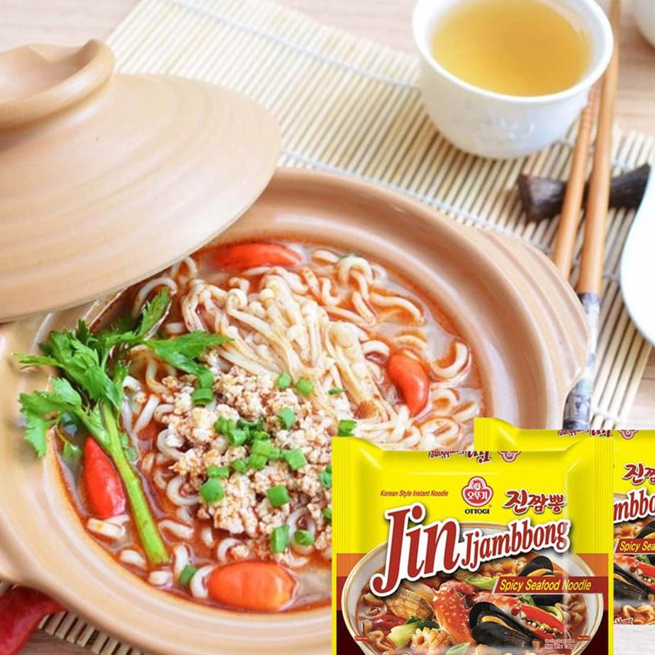 

Ottogi Jin Jjambbong Ramen Ramyun 130G/ Ramen Rasa Seafood Korea