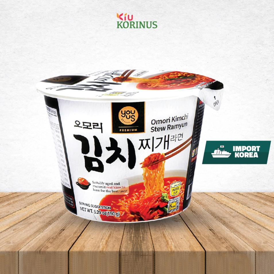 

K-Om Kimchi Stew Ramyun/E Instan Rasa Kimchi 150Gr
