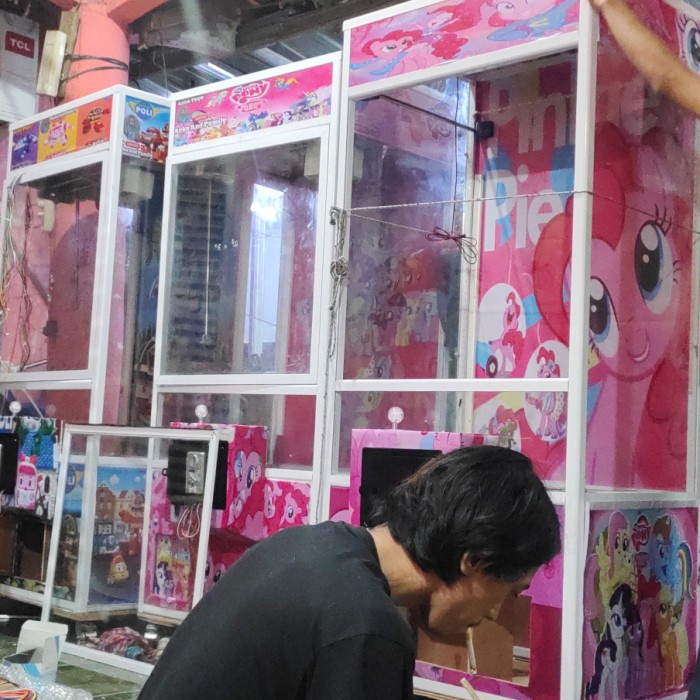 mesin capit boneka paket besar