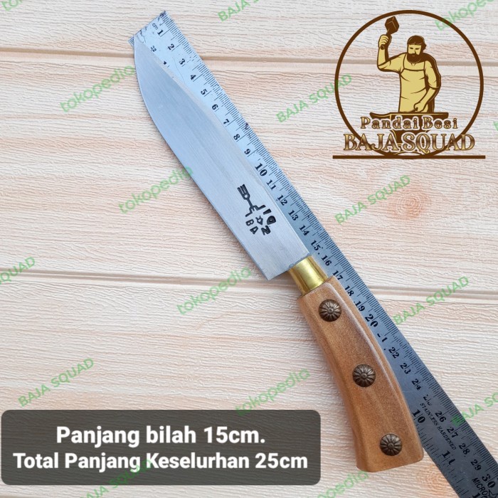 Pisau dapur Cap garpu Bahan Baja Bearing Bilah 18cm