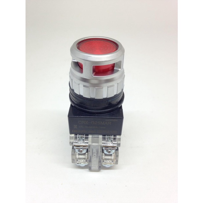 FREE ONGKIR PUSH BUTTON LAMP HANYOUNG CRX-G25MAR RED FREE ONGKIR