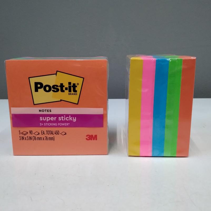 

3M Post It Stiy Notes 654-5Ssau 3 Inch X 3 Inch