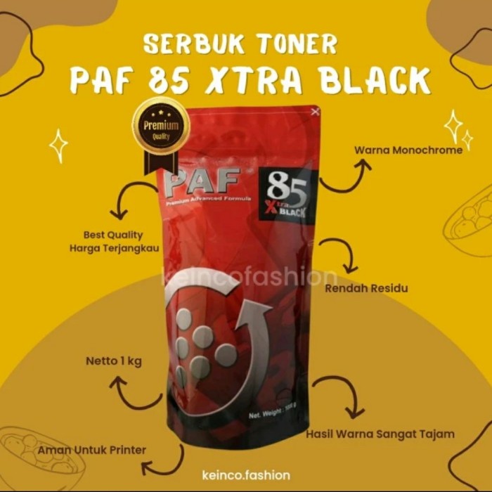 Promo Serbuk Toner Paf 85A Extra