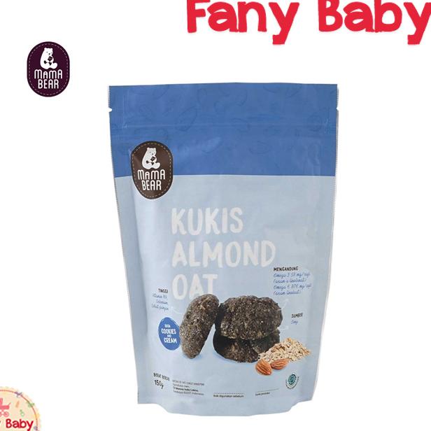 

Mamabear Kukis Almond Oat Cookies And Cream 150Gr / Asi Booster