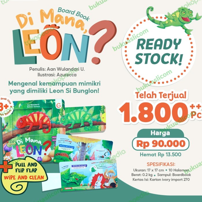 

Baru!! ardok dimana Leon - Buku Anak