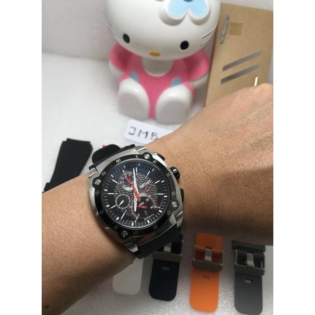 TERBARU STRAP TALI RUBBER JAM TANGAN SEIKO SPORTURA F1 HONDA RACING VINIYULIA1