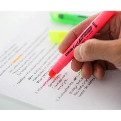 

Bazic 5 Fluorescent Gel Highlighter - Stabilo Isi 5 Warna