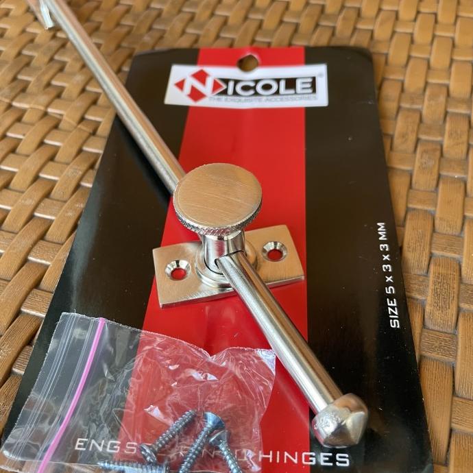 Lamskar Jendela Pintu Jumbo Stainless 304 Penahan Jendela Lamskar