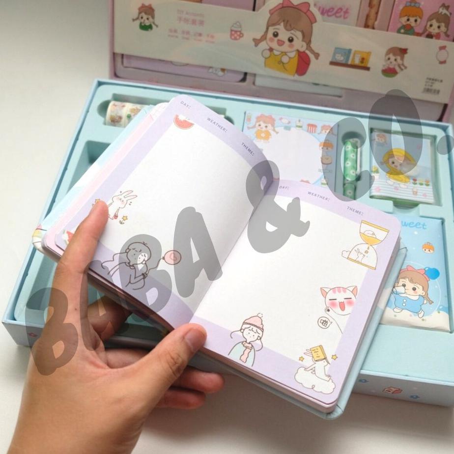 

Paket Jurnal 1 Set Isi 7 Pcs Paket Buku Harian Alat Tulis Estetik Lettering Book Lettering Buku Lettering Atk Bisa Cod