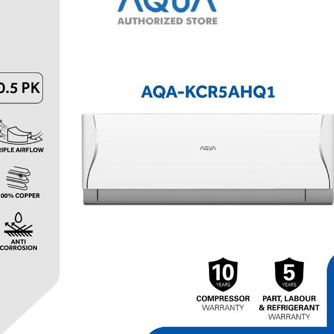 Aqua Japan Turbo Cool Air Conditioner Ac 1/2Pk Aqa-Kcr5Ahq1 / Aqa-Kcr5Ahq
