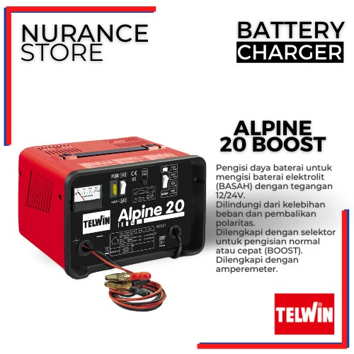 Promo Battery Charger Telwin Alpine 20 Boost