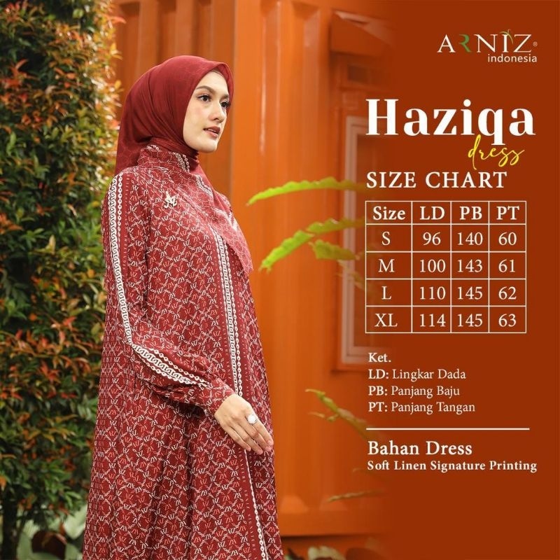 [SYAR'I TILL JANNAH] Haziqa set Dres+hijab segi 4 by arniz terbaru Ready siap kirim