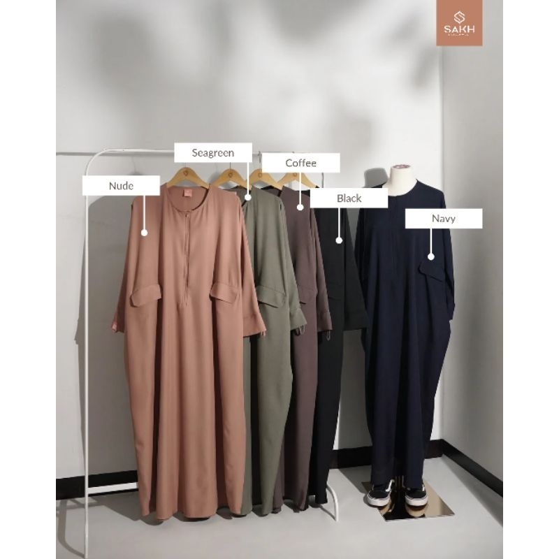 [SYAR'I TILL JANNAH] Hilya daily abaya pocket syar'i