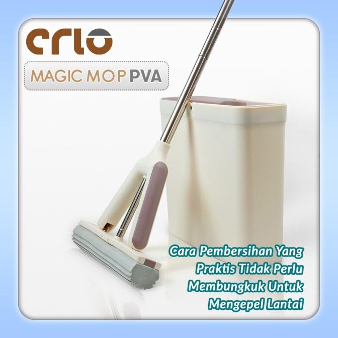 Alat Pel Lantai Spons Kanebo Praktis Kekinian CRIO MAGIC MOP PVA