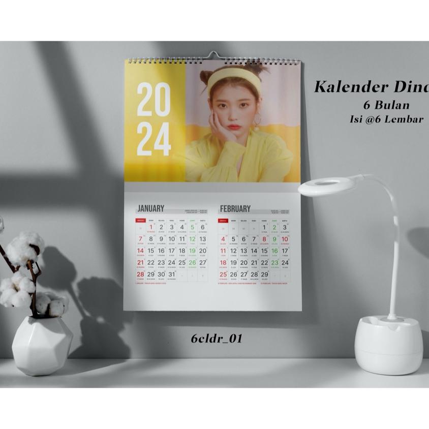 

Custom Kalender 2024 Dinding Bisa Pakai Foto / Kalender 12 Bulan 6 Lembar / Kalender Dinding Gantung