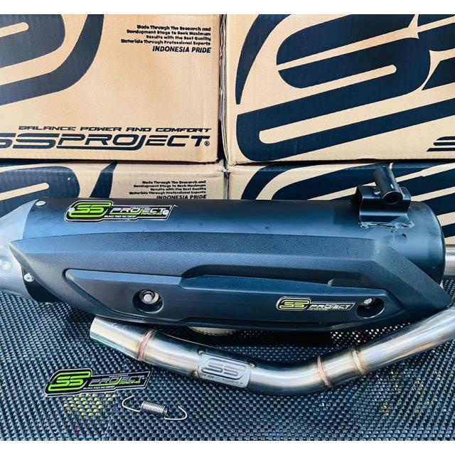 Knalpot Std Non Ss Pro Full Pa Tzm Project Yamaha Honda / Ss Project (Free T'Shirt)