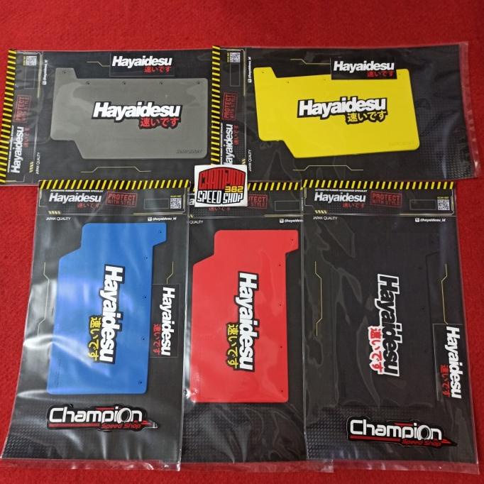 BARU MUDFLAP MUD FLAP HAYAIDESU KARET PENAHAN LUMPUR HONDA VARIO 110 LED FI MURAH