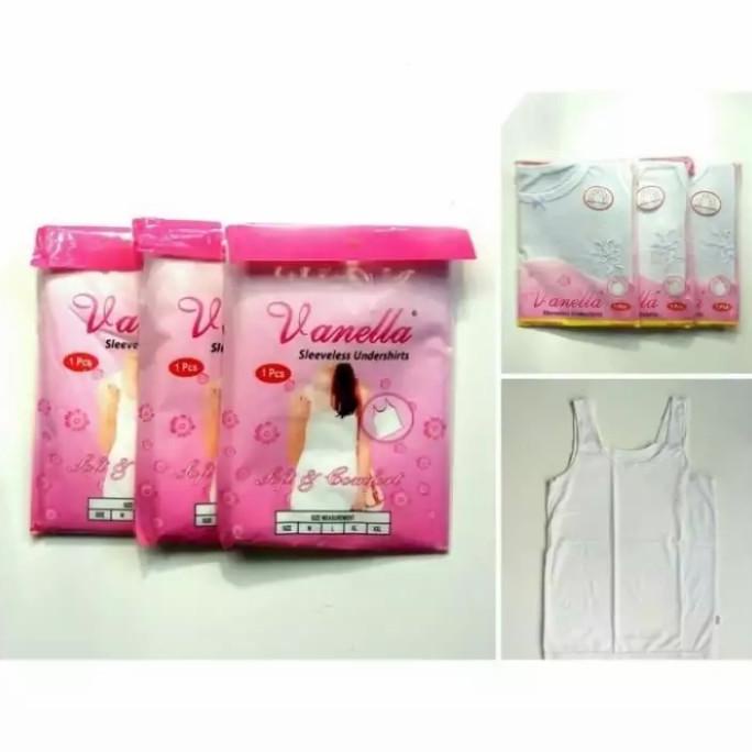 3 Pcs Singlet Kaos Dalam Wanita/Singlet Wanita Vanella Size M,L,Xl,Xxl