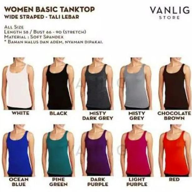 Tanktop Tali Lebar