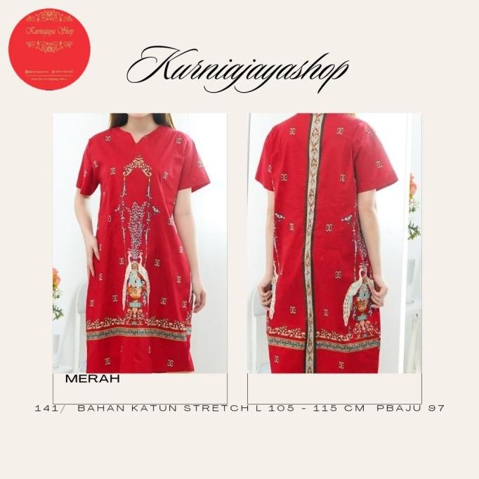 Trend Dress Batik Super Jumbo Imlek/Baju Imlek/Baju Batik Brokat Imlek Berkualitas