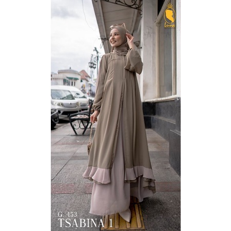 Gamis Premium TSABINA 1 by Luna Hijab Indonesia