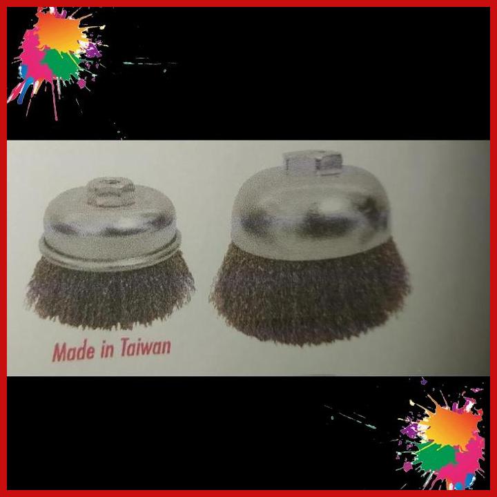 

sikat mangkok - stainless steel wire ( 0.3 mm ) tjap mata [acs]