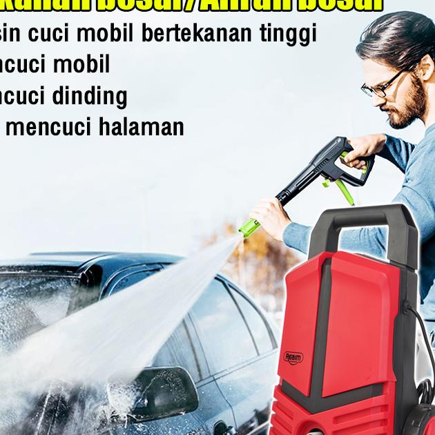 Reaim Mesin Cuci Steam Mobil Dan Motor / Mesin Cuci Mobil Rumah Tangga 220 V / Alat Steam Cuci Motor