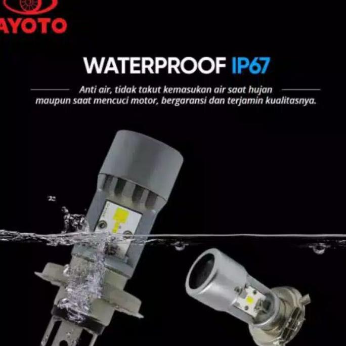 Sepasang( 2Lampu) Lampu Led H4 Mobil/Tru Ayoto M4A Watt 30 Kiri Kanan