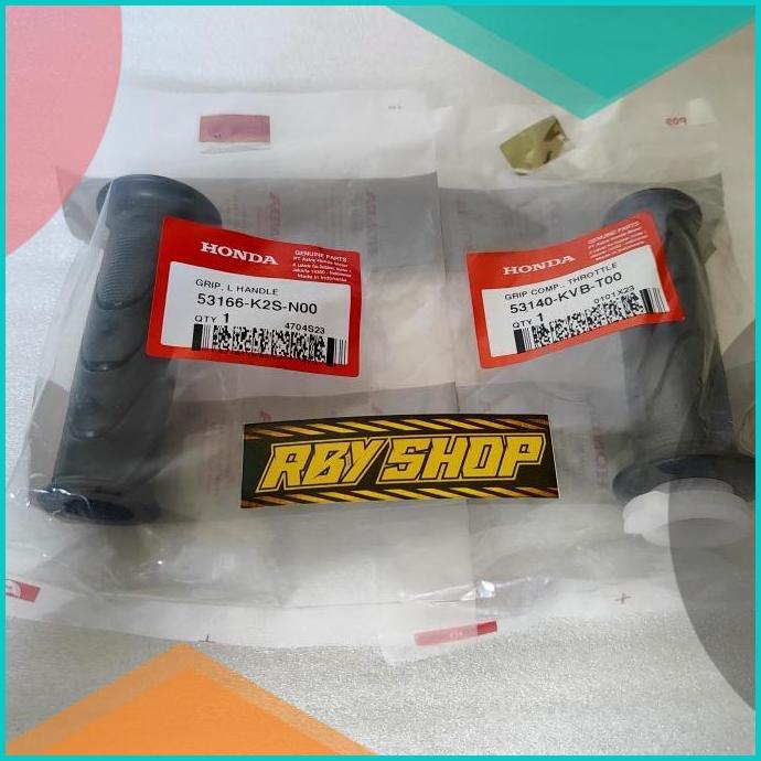 Hand Grip stang motor Honda Beat Fi Spacy Fi Vario 125 Fi Kanan kiri 1