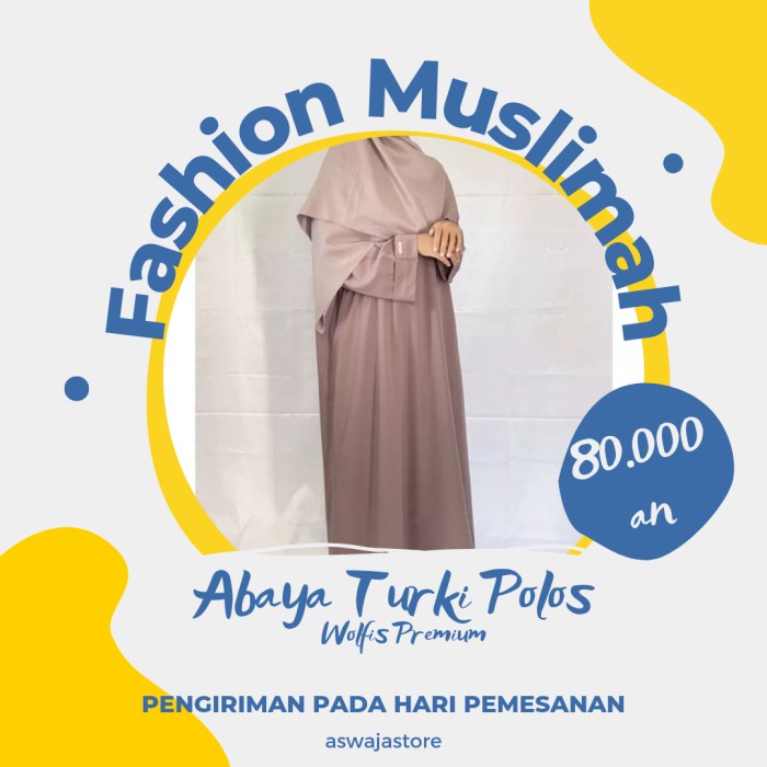 Abaya Turki Polos Abaya Arab Polos Gamis Turki Polos Gamis Polos Ready