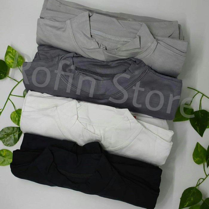 Gamis Manset Basic Rayon /Gamis Manset Lengan Panjang Ready