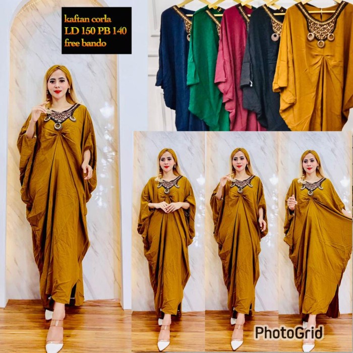 Baju Gamis Kaftan 2023 / Baju Gamis / Gamis Wanita Ready