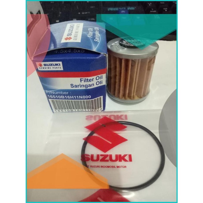 filter oli & o-ring filter oli suzuki shogun FL125 / AXELO ORI SGP 16n