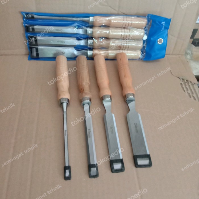 

Pahat Kayu Pahat Kayu Bestools Alat Memahat Pahat Gagang Kayu 6M-24M