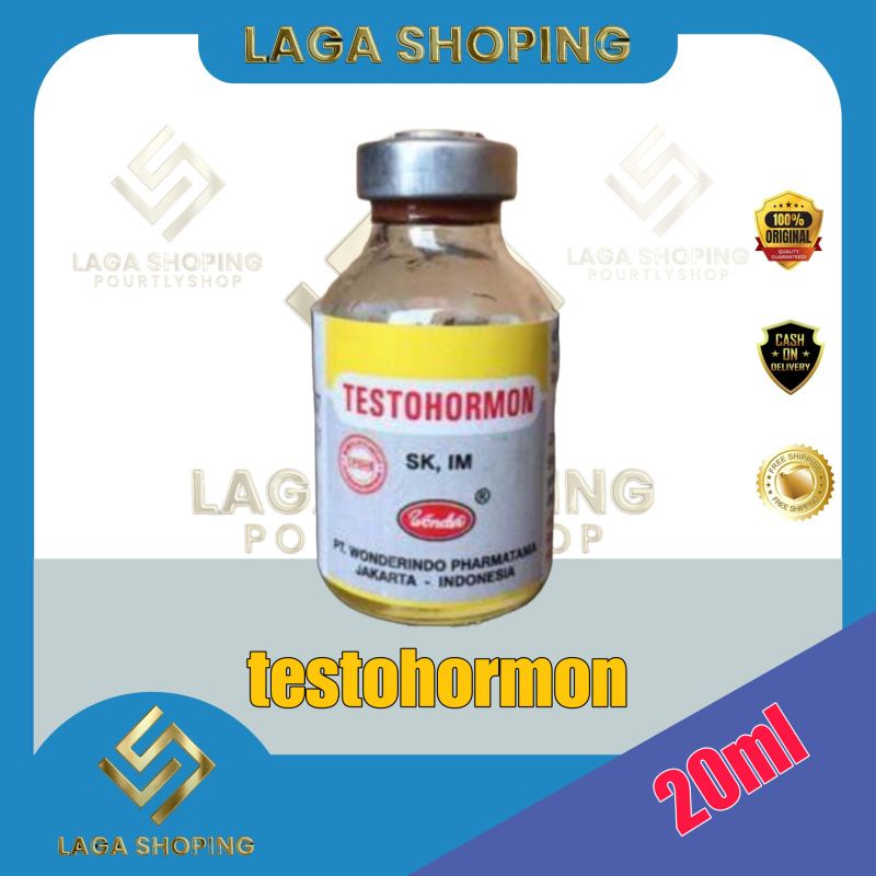 Testohormon 20ml obat injeksi ayam burung kucing anjing peningkat hormon pejantan