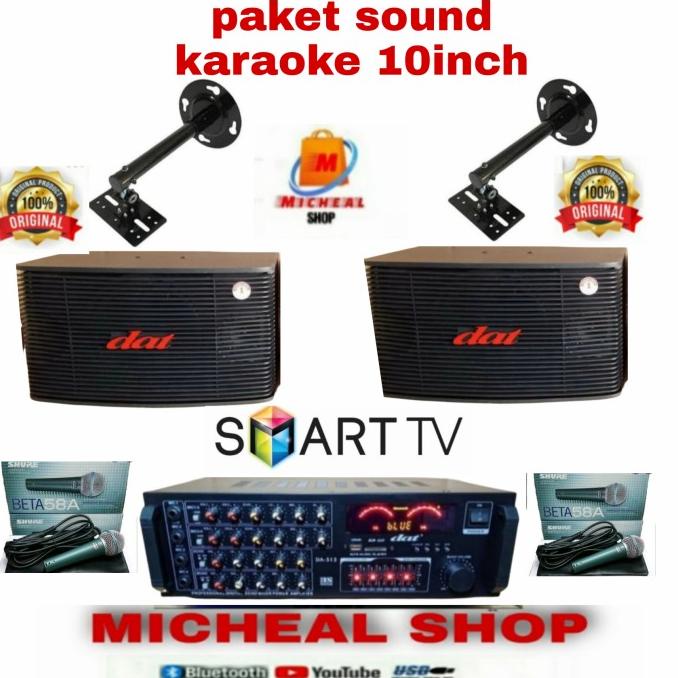 PAKET SOUND KARAOKE DAT 10INCH DAT BISA LANGSUNG NYANYI 16novz3 perkak