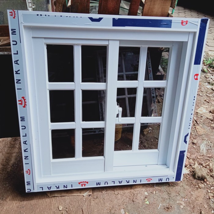 Promo Jendela Sliding Aluminium 70X70