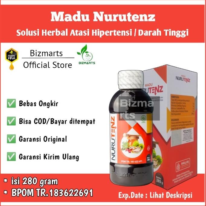 

Madu Nurutenz Obat Hipertensi Darah Tinggi Herbal Pengencer Darah