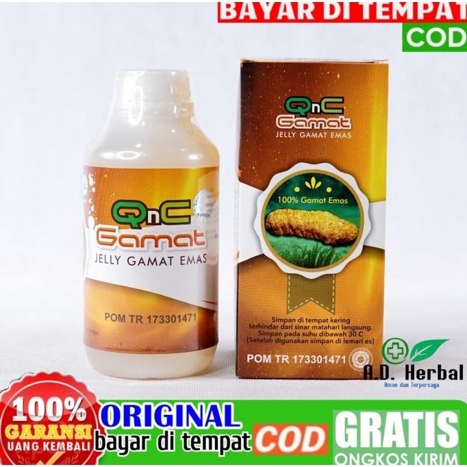 

Qnc Jelly Gamat 300 ml Obat Herbal Garansi Uang Kembali Bila Palsu