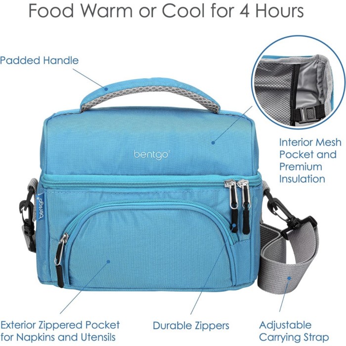 Promo Bentgo Deluxe Lunch Bag - Blue