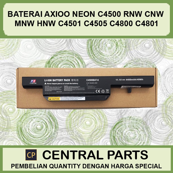 Baterai Axioo C4500 MNW2915 Zyrex 1211 Clevo C4500Q
