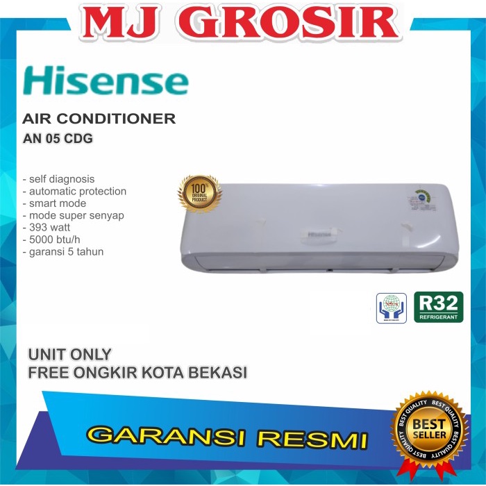 Ac Hisense An 05 Ceg 1/2 Pk An05Ceg R32 Low Watt Unit Only Ready