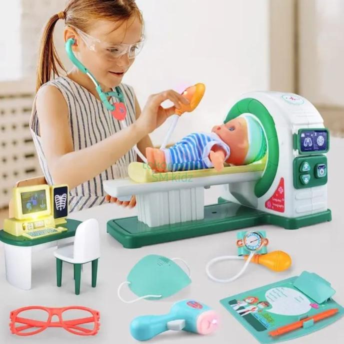 kids doctor CT scan/mainan dokter anak CT scan