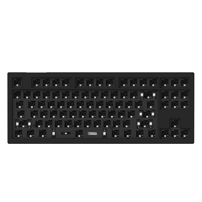 Keychron V3 QMK Custom Mechanical Keyboard - Frosted Black, Tenkeyless (80%)