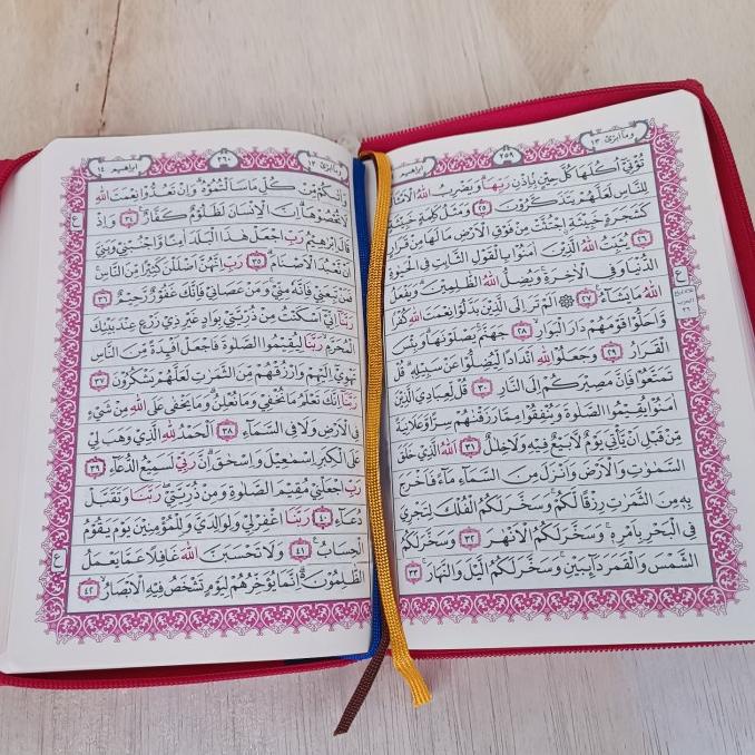 Alquran Alkafi Resleting Uk A5, Alquran Mushaf AlKahfi Non Terjemah