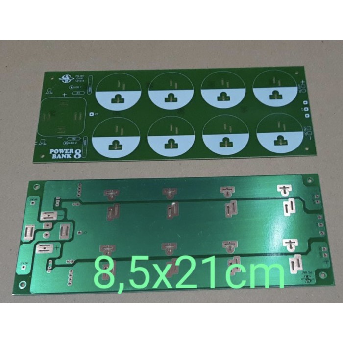 *****] PCB 8 elco besar merk Saturn Power Bank 8 elko kapasitor PS 007