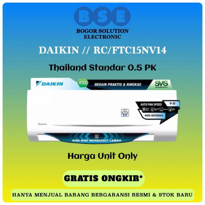 Daikin Ac 0.5 Pk Ac Daikin Thailand 0.5Pk Ftc15Nv14 Stc15Nv14 Ready