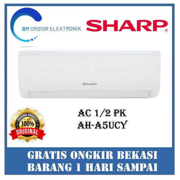 Sharp Ac 1/2Pk Ah A05Ucy / 05 Ucy / Include Pemasangan Ready
